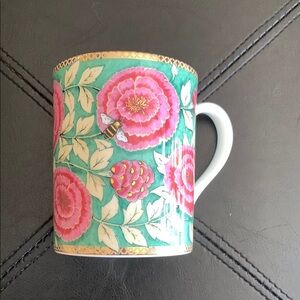 Tiffany & Co porcelain mug 4 inches tall and 3 inches wide in perfect condition